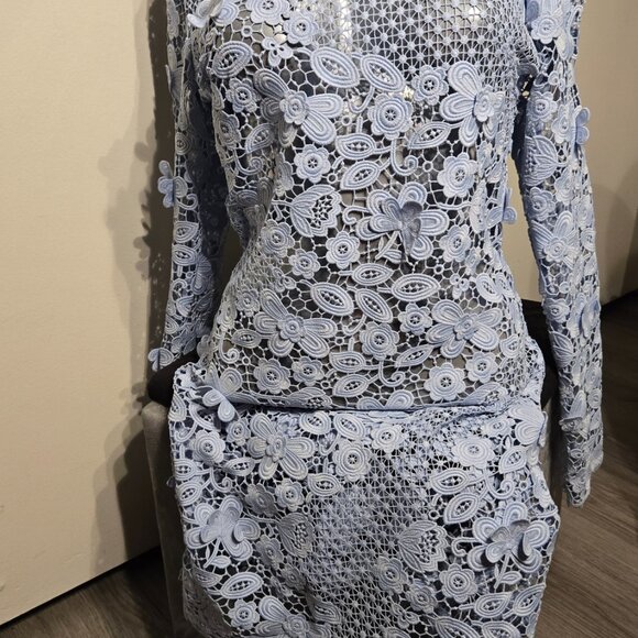 See through Lace Beautiful Dress Size 12 - Picture 2 of 6